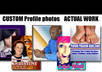 create a custom profile photo from your picture that you can use on Facebook, Twitter, Myspace or any other social site that you would like to present a professional image on small2