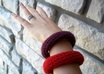 crochet you a wool bangle bracelet small2