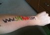write your company name on my arm  small2
