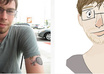 draw a unique cartoony portrait for you in my own special caricature style small2