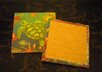 make a set of 2 custom tile coasters with sea turtles small2