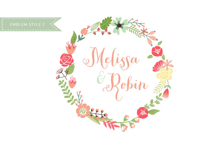 create a pretty couple emblem