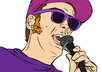 make a portrait of your favorite musician in this style small2