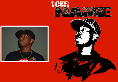 turn your photo into artwork  similar to the famous Che Guevara political poster big2