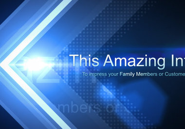 make this one of a Kind corporate video intro big2