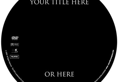 make a proffessional cover, label for your DVD big2