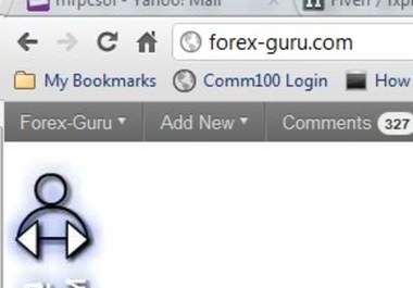 put a link to your website on every page of my forex blog big2