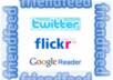 add YOUR 10 links to FriendFeed social network small2