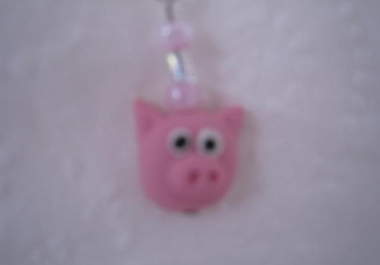 make a pair of Polymer Clay Pink Pig Earrings big2