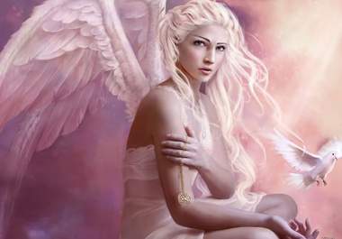 connect to your angel and give you a health message big2