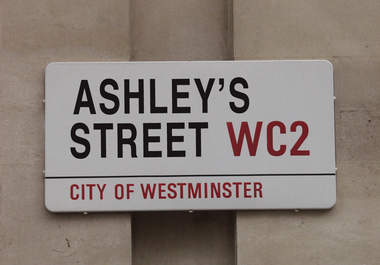 personalise a London Road Sign big2