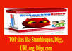 bookmark your 5 different URL to 50 to 70 social bookmarking sites and ping all link with BookMarking Demon Software small2