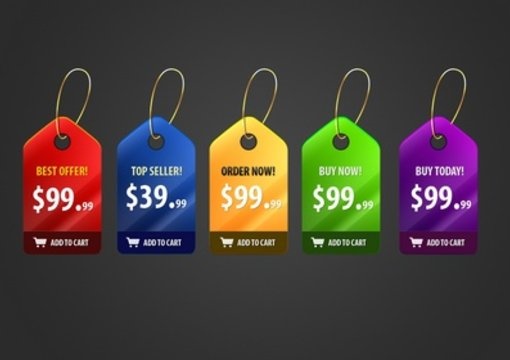 design price tags and boxes with photoshop big2