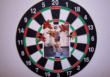 throw darts at your message and make a video big2