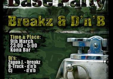 design the coolest flyer/poster ever for your party big2