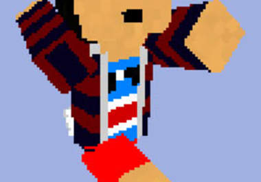 make you a Minecraft skin based on a photograph/drawing big2
