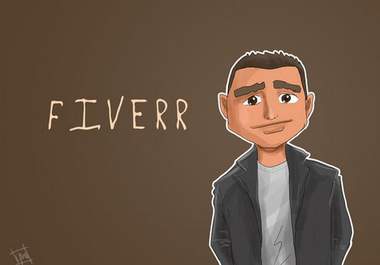 draw a cartoon character with your messages or sentences big2