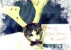 let my Christmas cat hold your message or logo small2