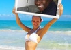 take a picture of a fairy Model holding a sign with your website, company, message or name on it small2