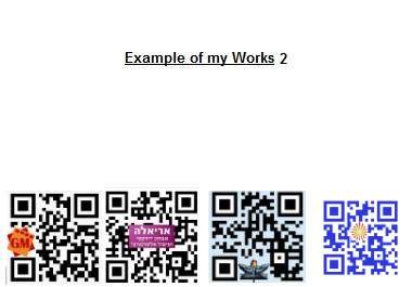 create a UNIQUE custom Qr code with your colors and logo / picture big2