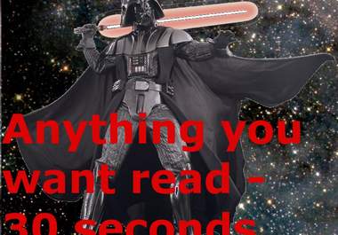 create an audio recording saying anything you want in a realistic Darth Vader style voice big2