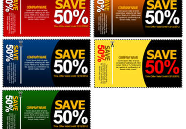 design you a coupon to use for your company, product, or service big2