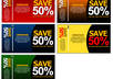 design you a coupon to use for your company, product, or service small2