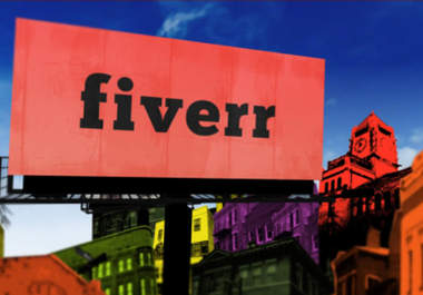 edit this COLORED Billboard video promo and put your company name or text logo or your photo image in the billboards big2