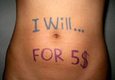 write or draw anything on my face or belly big2