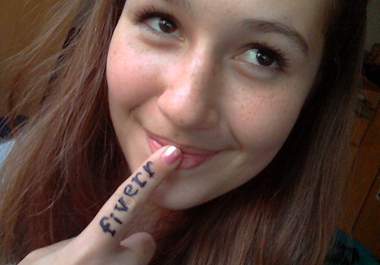 write anything you want in my hand, lips or in paper big2
