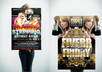 design someone holding your poster, flyer, product, logo or text small2