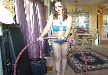hula hoop in a bikini while singing happy birthday big2