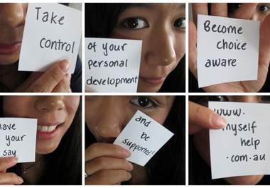 create a photo montage from square cropped photos of me holding up your required message or company advertisement big2