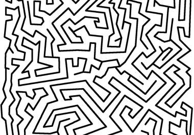 draw a maze based on your theme big2