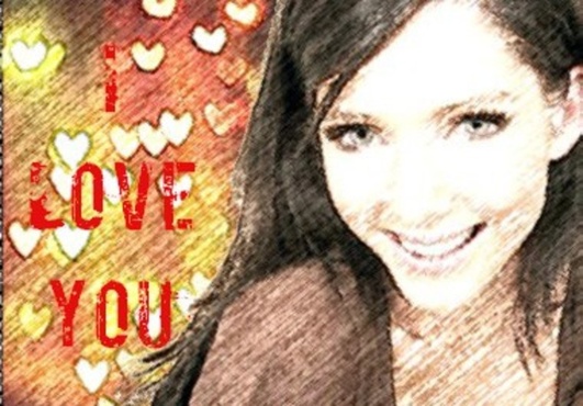 design retro, bokeh graphic with your photo big2