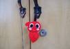 send you two handmade felt ghosts small2