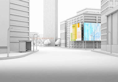 create this Awesome 3D City animation video with your text and your image or video big2