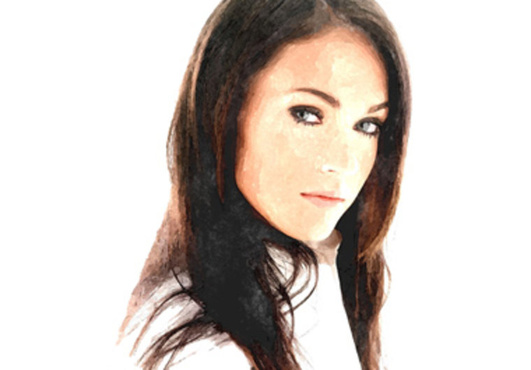 design watercolor portrait with my own style big2