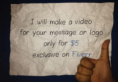 make a vintage video for your logo / message big2