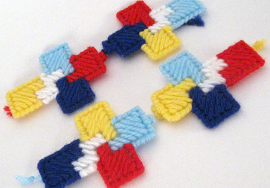 send 2 handcrafted autism awareness crosses to your US address big3
