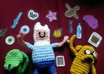 use an image you send me to crochet a 3 dimensional character small3