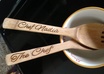 wood Burn The Chef Into A Bamboo Kitchen Spoon small3