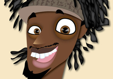 make a whimsical illustration of you for your FaceBook profile big3