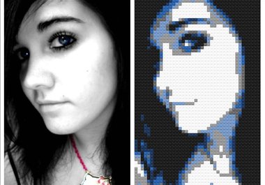 make your 3 photos into Legos big3