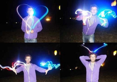 send you Color Laser Finger Beams LED Lights Toy 4 Piece Set big3