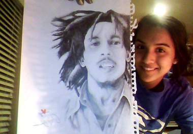 draw a any picture you send me in pencil and send the money to a needy cause big3