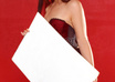 offer your company name or website URL written on displayed board held by a girl small3