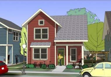 make a 3D project of your house in sketchup big3