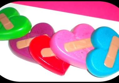 make you an awesome broken heart Valentines Day Soap big3