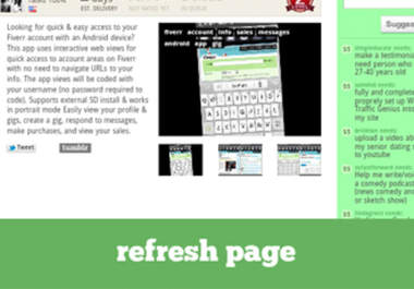 make you a personalized Fiverr Android App big3
